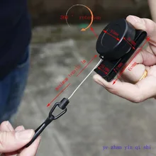 Мягкий стальной выдвижной роторный пистолет слинг специальная веревка безопасности