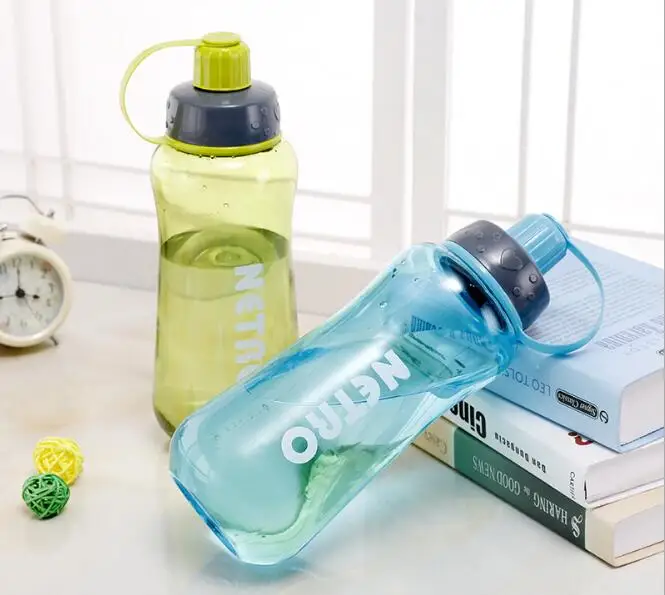 

1PC 800ml,1000ml 1500ml Plastic Sports Water Bottle Simple Leak-proof Portable Travel Bike Hiking Space Kettle JA 022