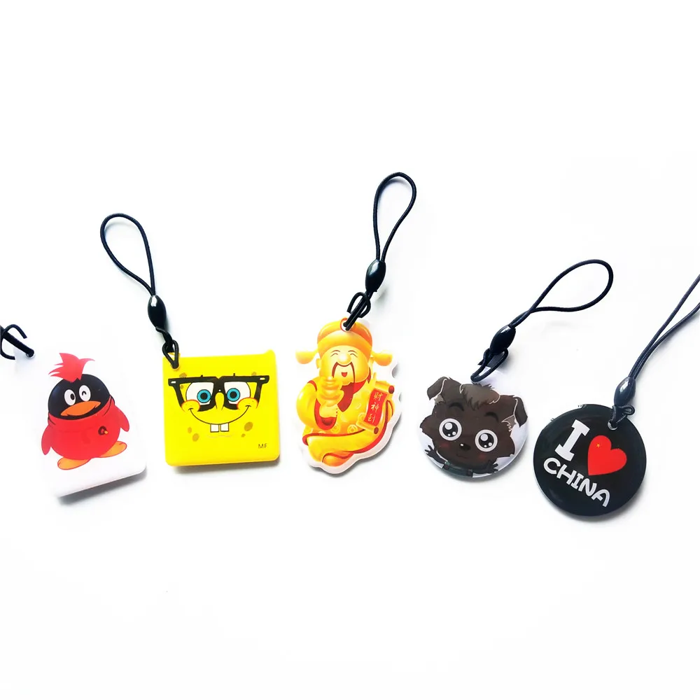 

5PCS UID 13.56MHZ Frequency Changeable Writable Rewritable Key Tags Keyfob s50 Chip RFID IC Copy Back door