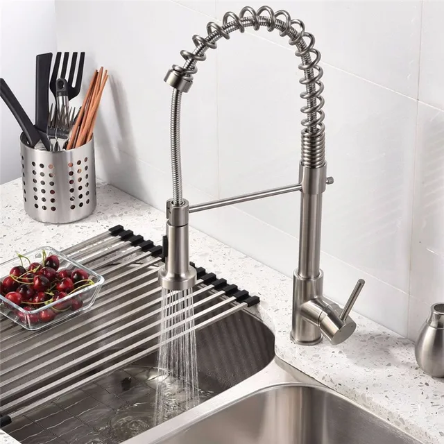 Special Offers Xueqin Luxury Kitchen Faucets Single Handle Hole Handle Swivel 360 Degree Pull Out Kitchen Tap With Swivel Spout Water Mixer Tap Special Offers Xueqin Luxury Kitchen Faucets Single Handle Hole Handle Swivel 360 Degree Pull Out Kitchen Tap With Swivel Spout Water Mixer Tap