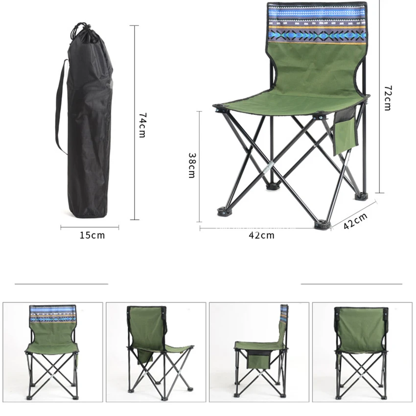 5 в 1 портативный складной Оксфорд ткань комплект стул и стол Открытый Пешие прогулки рыбалка стул для кемпинга для семьи группы пикника