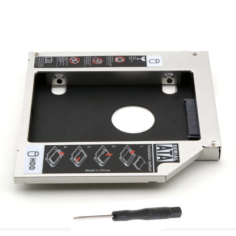 Generic 2nd Hard Drive Hdd Ssd Caddy for Gateway 6525 Swap Sdw-082 Dvr-kd08 Dvr-kd08va Dvr-kd08tbm Dvr-kd08tbf