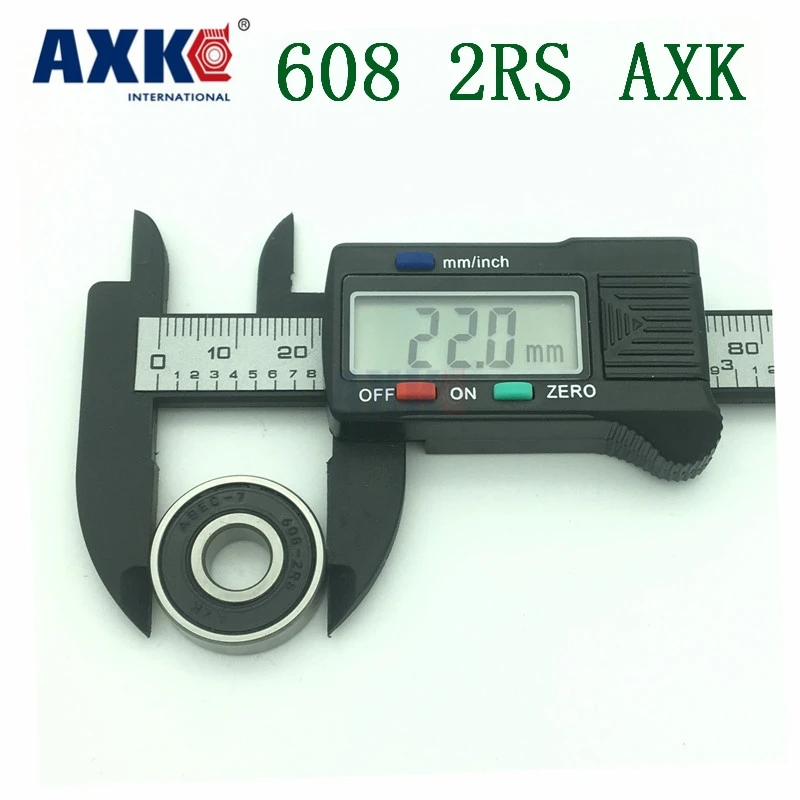 50 шт./лот 608-2rs 608rs 608 2rs R-2280hh 8*22*7 мм Высокое качество Abec-7 Z3v3 миниатюрный шаровой