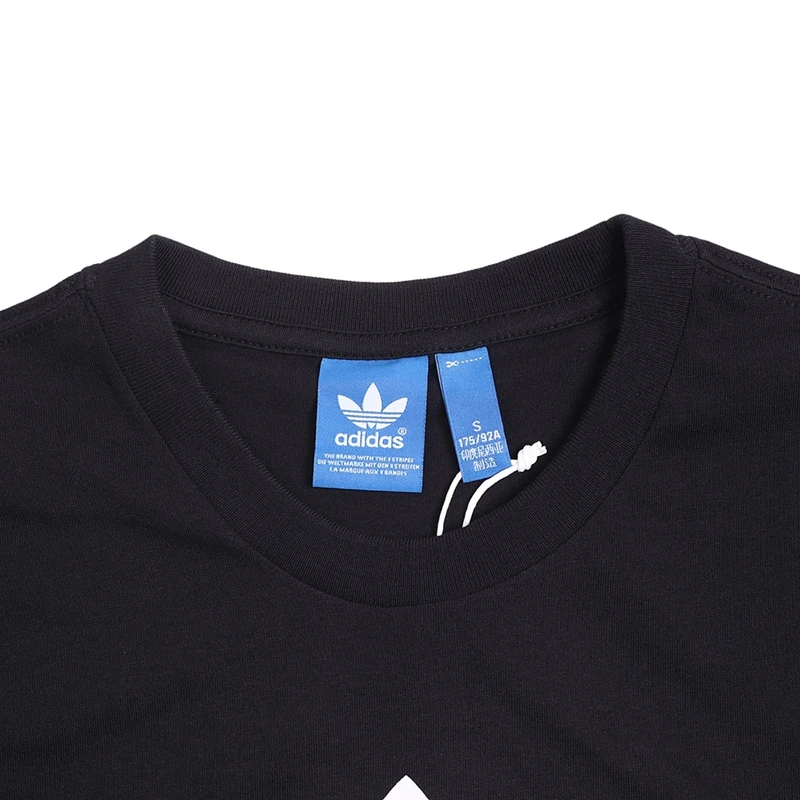 Оригиналы Adidas Для мужчин футболки с коротким рукавом спортивный костюм|Футболки