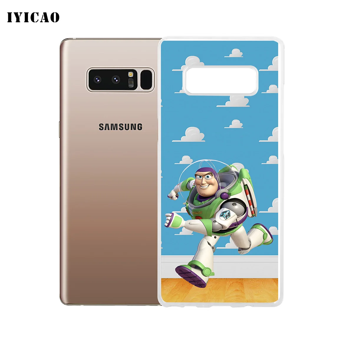 Мягкий силиконовый чехол для телефона IYICAO Toy Story Samsung A5 A6 Plus A7 A8 A9 J3 J5 J7 Note 8 9