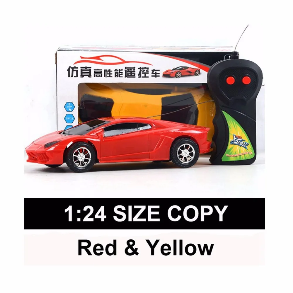 2CH Remote Control Mobil 124 RC Mainan Model Mobil Balap Mainan