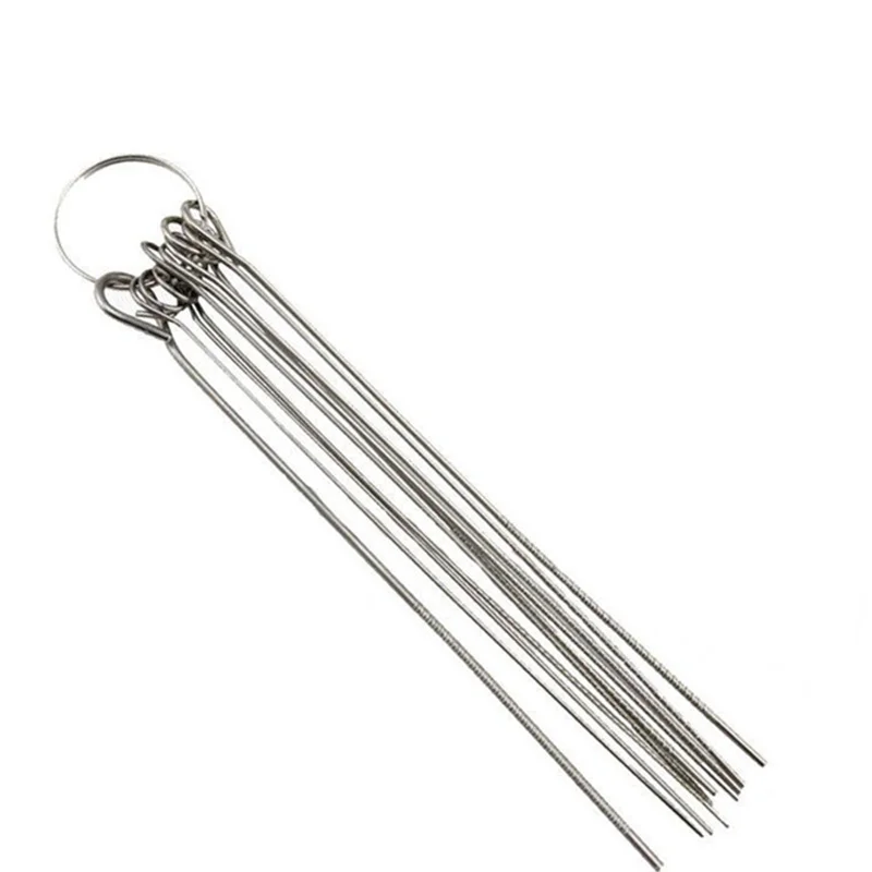 

10Kinds/Set Stainless Steel Needle 80mm 0.7-1.3mm PCB Electronic Circuit Through Hole Needle Desoldering Welding Repair Tool