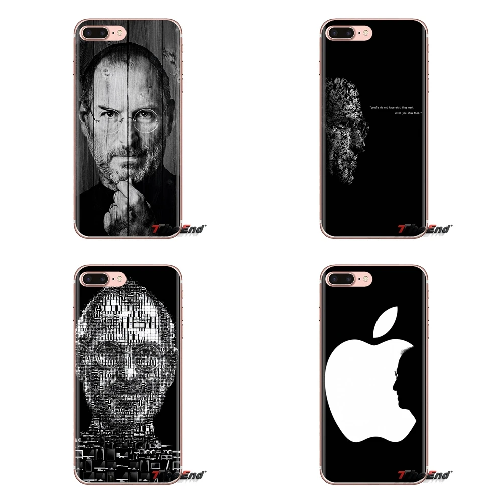 

Transparent Soft Shell Covers For iPod Touch Apple iPhone 4 4S 5 5S SE 5C 6 6S 7 8 X XR XS Plus MAX Steve Jobs Quote On People