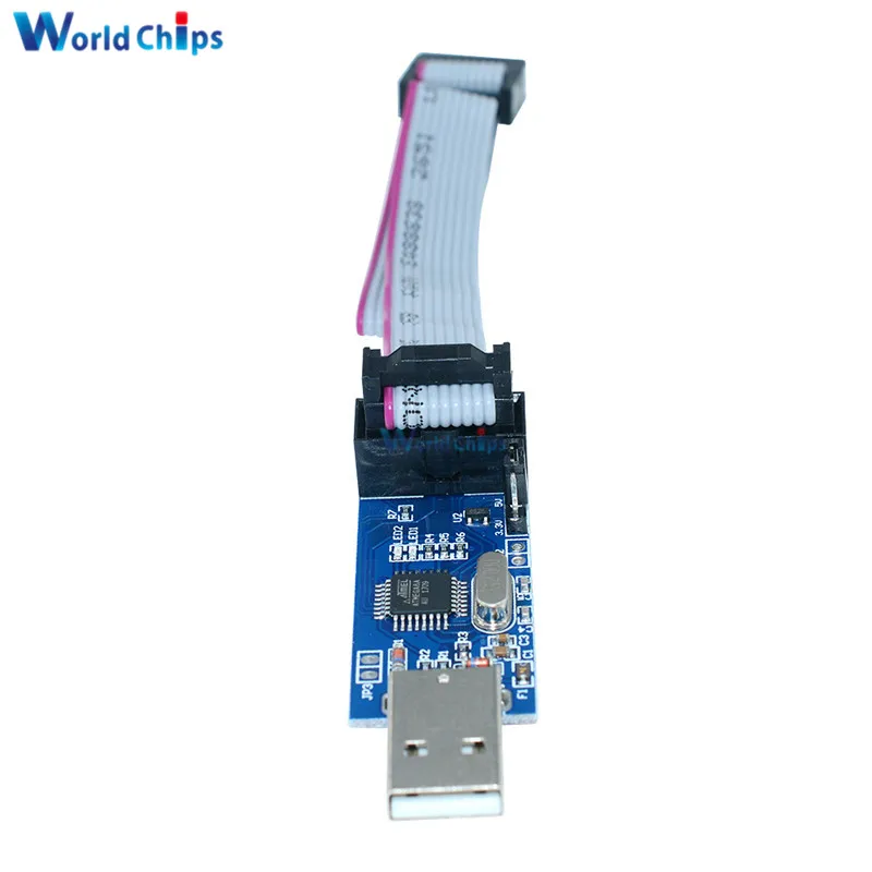 Минимальная системная плата AVR ATMEGA16 макетная ATmega32 + USB ISP USBasp программатор ATTiny 51