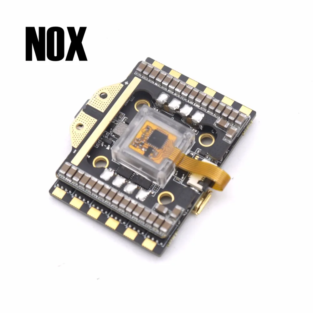 NOX V2.19 flight controller with STM32F411 MCU ICM20608 MPU/Gyro (replaceable) 4x 35A Blheli_32 ESC For quadcopter drone