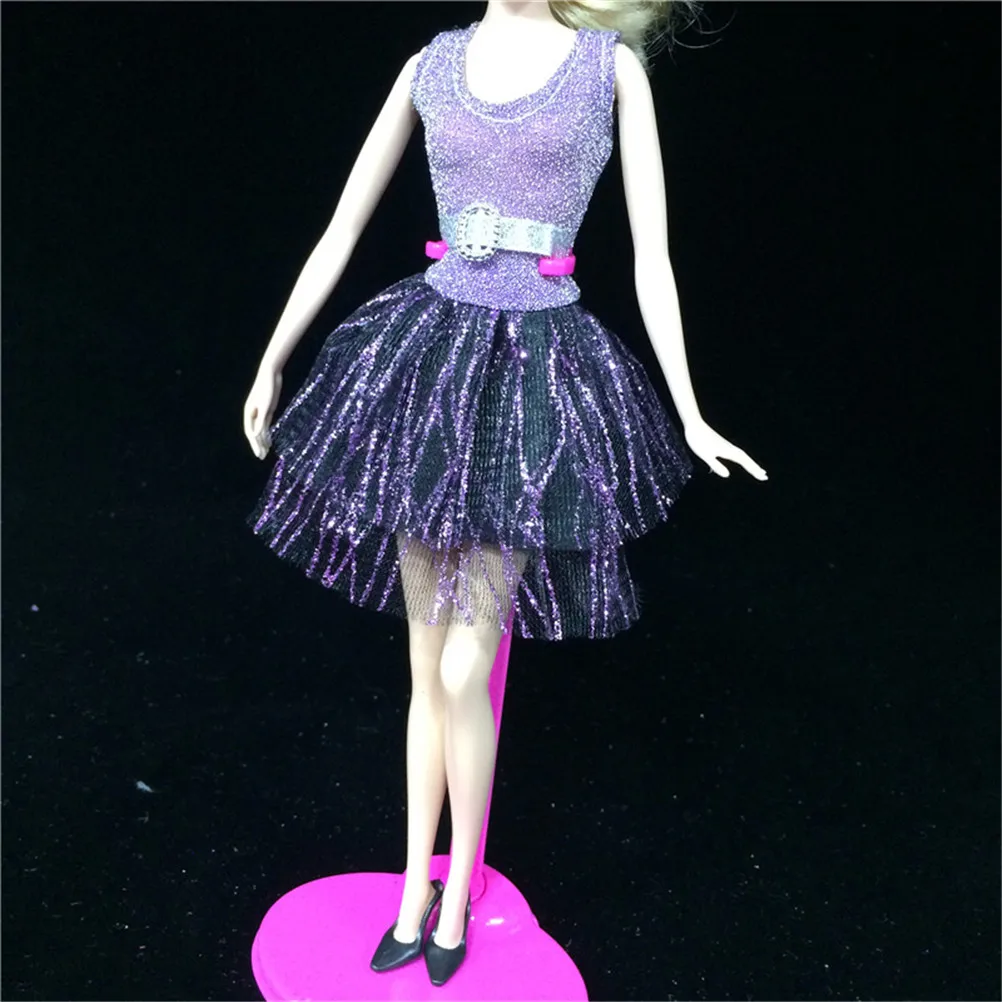 Один комплект, Новые Вечерние платья для куклы, одежда, платье для Барби, лучший подарок для ребенка, кукольная одежда ручной работы