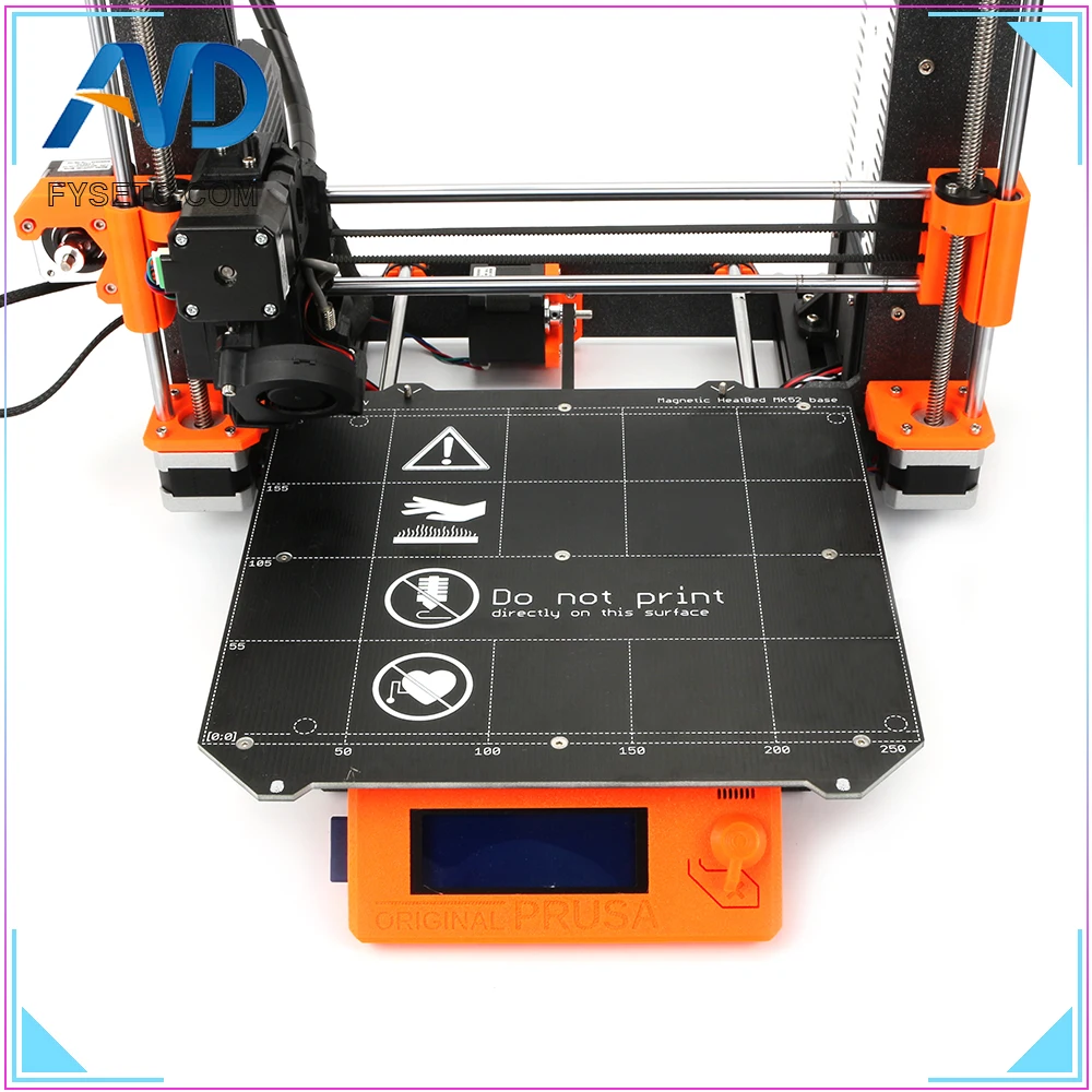 Клон Prusa i3 MK3 3d принтер MK3 Y карета Магнитная кровать с подогревом MK52 проводка термистор комплект с магнитом для Prusa i3 MK3 MK3S