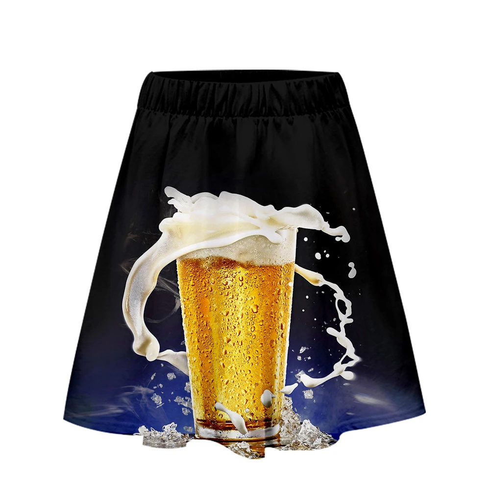 Пивная юбка Harajuku Повседневная новая стильная Harajuku поп beerskirt новая сексуальная Kpops Женская Повседневная Горячая Распродажа модные пивные юбки