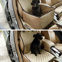 Щенок Pet Автокресло чехол для переднего сиденья нейлон Портативный 2-в-1 собака защитное кресло Non-Slip Водонепроницаемый с ремнем безопасности
