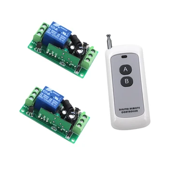 

DC 12V 1 Channel Smart Wireless Remote Control Switch Jog/ Self-lock/ Inter-lock White Long Range Transmitter SKU: 5361