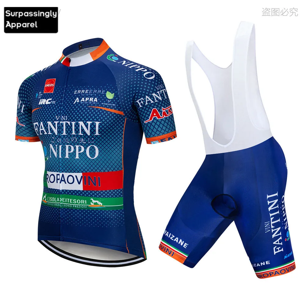 2019 برو UCI فريق الخمرية الأزرق الدراجات جيرسي 12D هلام سراويل البيك القصيرة مجموعة روبا Ciclismo رجل الصيف جاف سريعة الدراجة طقم زي رياضي maillots