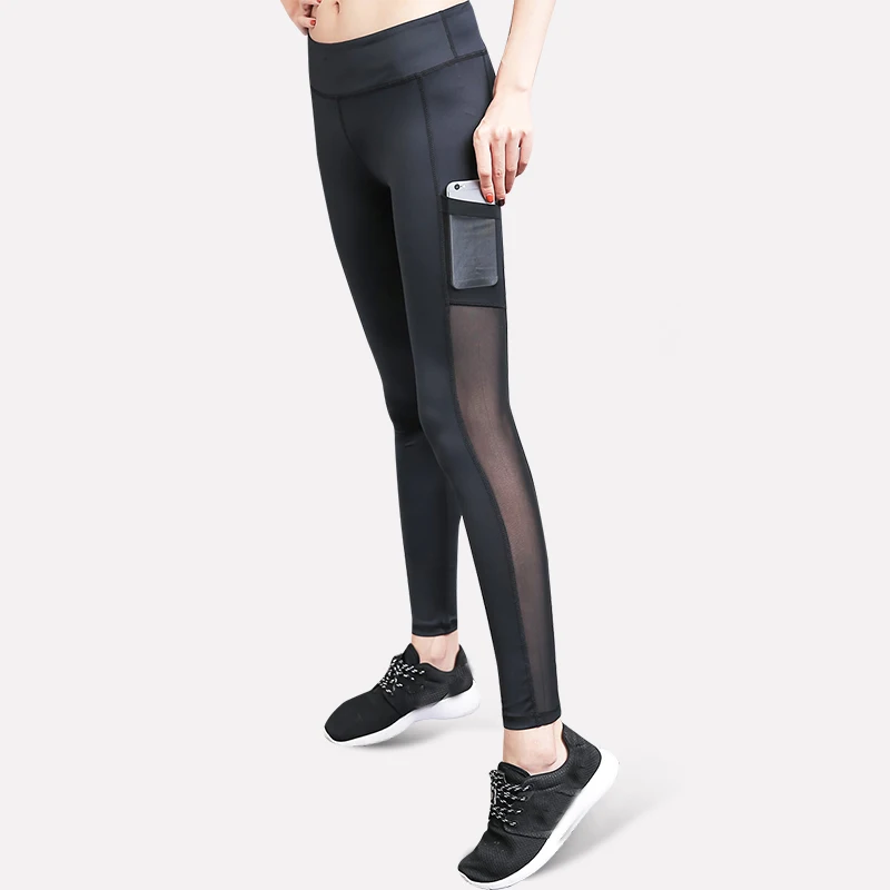 MOSHENGQI Sexy Women Leggings Gothic Insert Mesh Trousers Pants Big