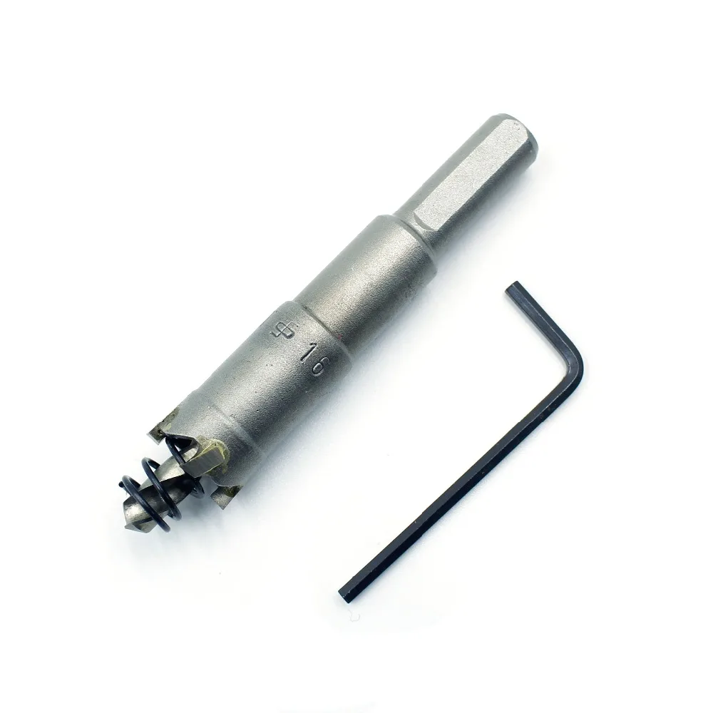 Core Drill Bit 16mm Hole Saw Metal Drilling Brocas Straight Shank Drill Bits for Metal Cutting