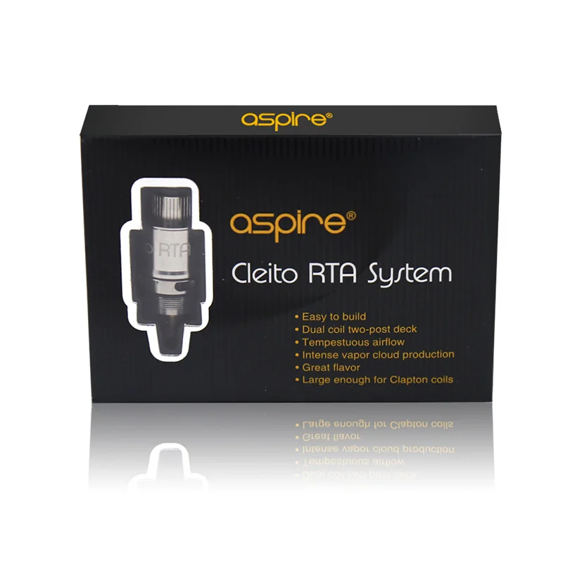 Original Aspire Cleito RTA System with Dual Coil Two-post Deck Electronic Cigarette accessory for Aspire Cleito RTA Tank 01 (1)