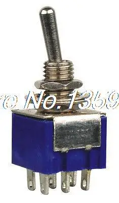 

50pcs 6-Pin DPDT ON-ON Toggle Switch 6A 125VAC