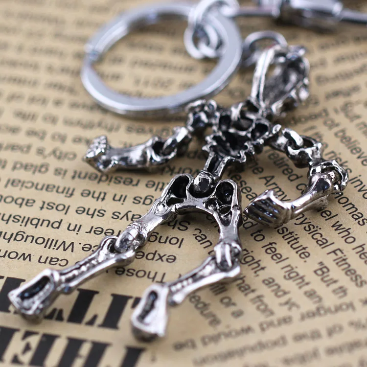 Брелок со скелетом брелок для ключей креативный ключей|skeleton keychain|llaveros hombrekey holder |