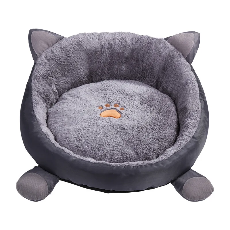 Новые Симпатичные тапочки дизайн кошка собака кровать для принцессы моющаяся сумка с сеткой маленькие собаки теплый дом собачья Конура-постель