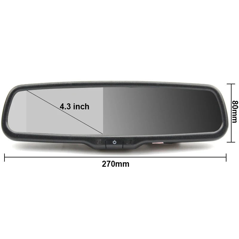 Sinairyu автомобильное специальное зеркало монитор TFT ЖК-дисплей Автомобильный монитор с водонепроницаемым ночным видением безопасности Металлическая Автомобильная камера заднего вида