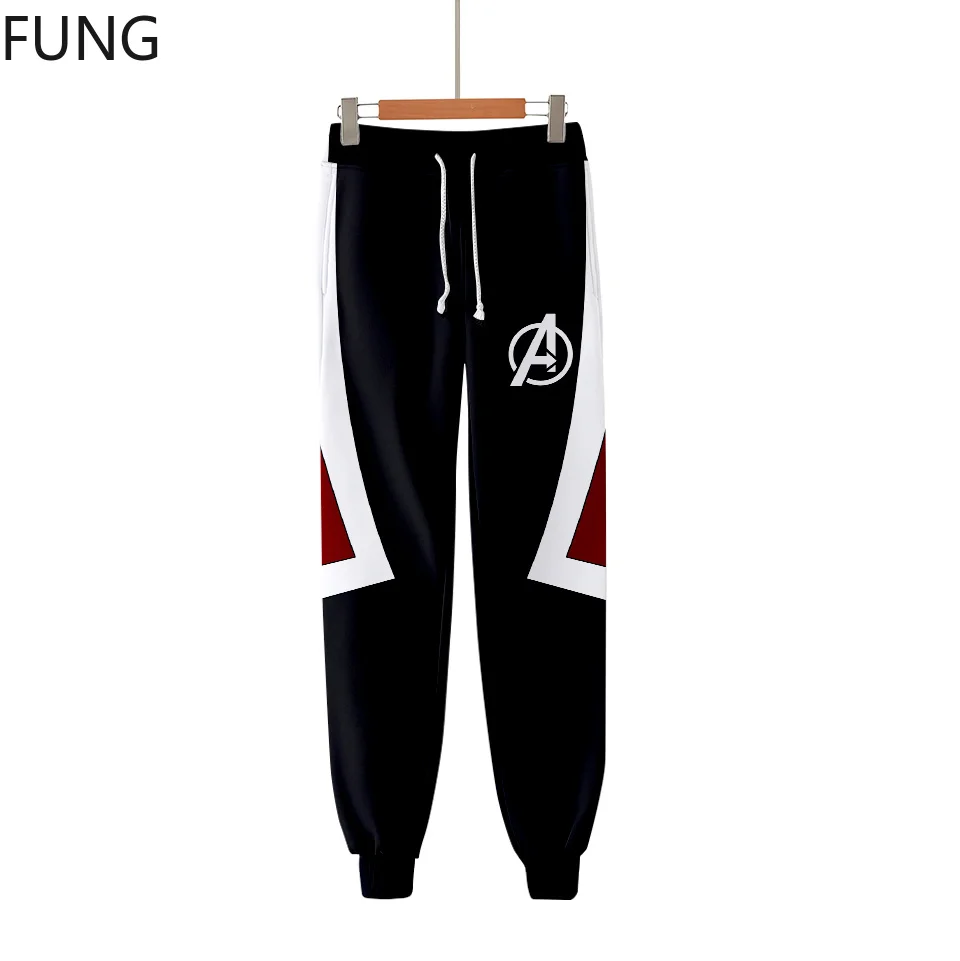 

FUNG Avengers Endgame Pants Men/Women 3D Print Cosplay 2019 New Arrival Streetwear Quantum Realm Mens Pants