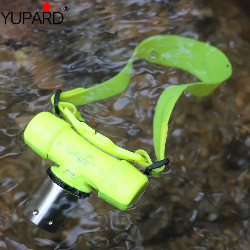 

YUPARD waterproof Underwater 1000 Lumen XM-L T6 Headlamp LED 60m Swimming Diving Headlight Dive Head Light Torch Lamp 18650/AAA