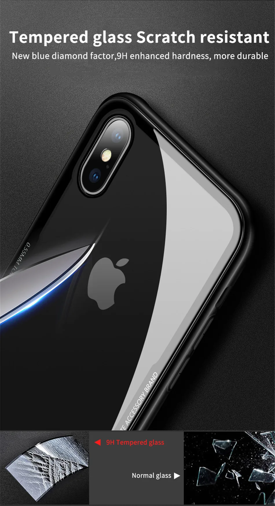 Стеклянный чехол для телефона Essager для iPhone XS Max XR X S R 10 8 7 Plus, роскошная прозрачная задняя крышка для iPhone Xsmax 8plus 7 plus, чехол