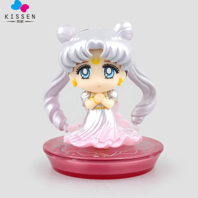 

Kissen  1PC 5.5CM Anime Sailor Moon Figure Action Toy Moon Princess Dolls Models Sailor Cosmos Action Figure Model Toy for Kids
