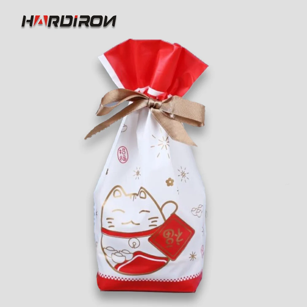 

HARDIRON Drawstring Plastic Bag Candy Cookies Pouch Birthday Party Wedding Decor Food Packaging Packet Free Delivery