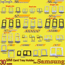 

For Samsung S6 S6 edge S7 Single /Dual SIM Card Tray Holder Slot for Samsung Galaxy S7 edge G935F Replacement Part