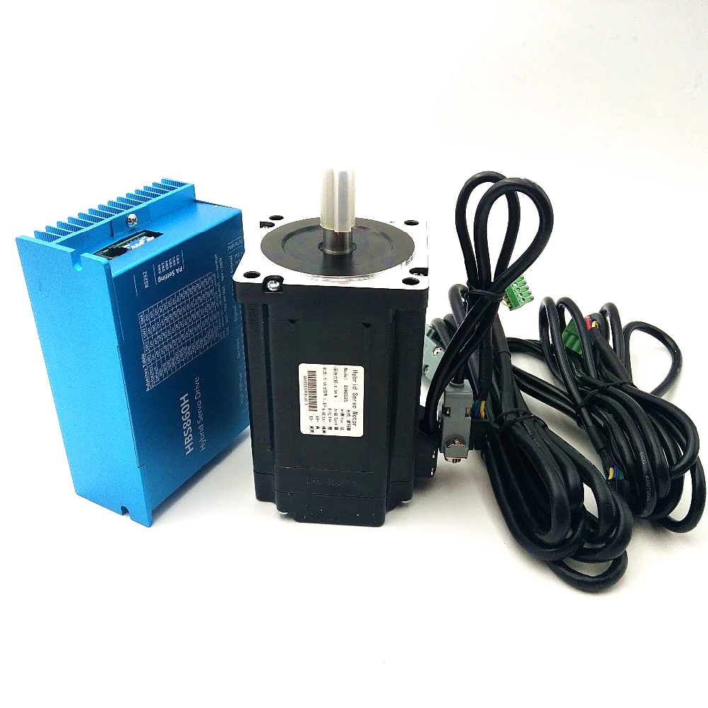 NEMA34 AC60V нм чпу шаговый привод с замкнутой петлей + комплекты двигателей HBS860H 86HBS85