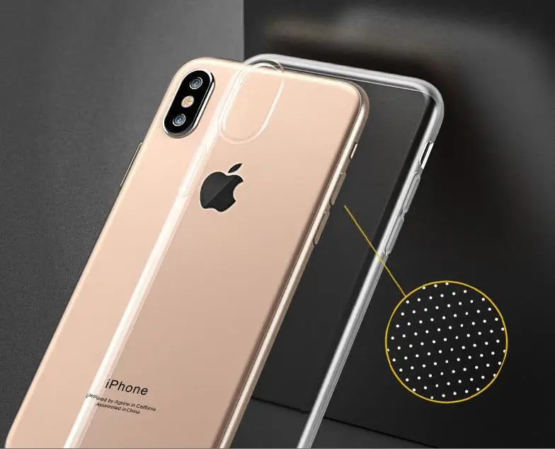 Slim Soft TPU Clear Gel Case Cover for Samsung Galaxy S9 S8 Plus S7 Edge iPhone X 8 7 6S |