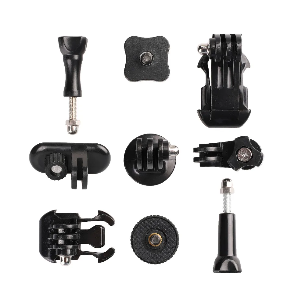 

Kaliou Go pro Accessories Mount Adapter Thumb Screw Knob Bolt Nut J Hook Buckle for Go Pro 7 6 5 4 3 2 1 SJ4000 Camera Accessory