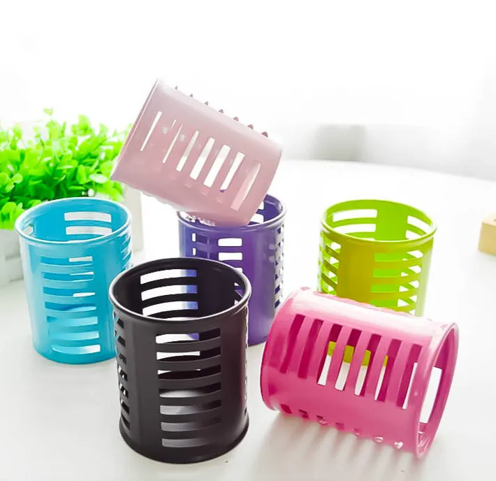 

Free shipping creative fashional cute penholder office stationery hollow pen barrel