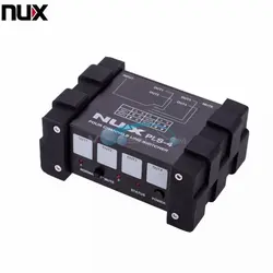 NUX PLS-4 Professional Audio четырехканальный линейный коммутатор True Bypass Extra Low noise Mute функция аксессуары для гитары аудио запчасти
