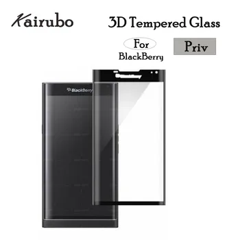 

20Pcs 3D Curved Surface Full Coverage Cover Tempered Glass Screen Protector For Blackberry Priv Protective Toughened Film Glass
