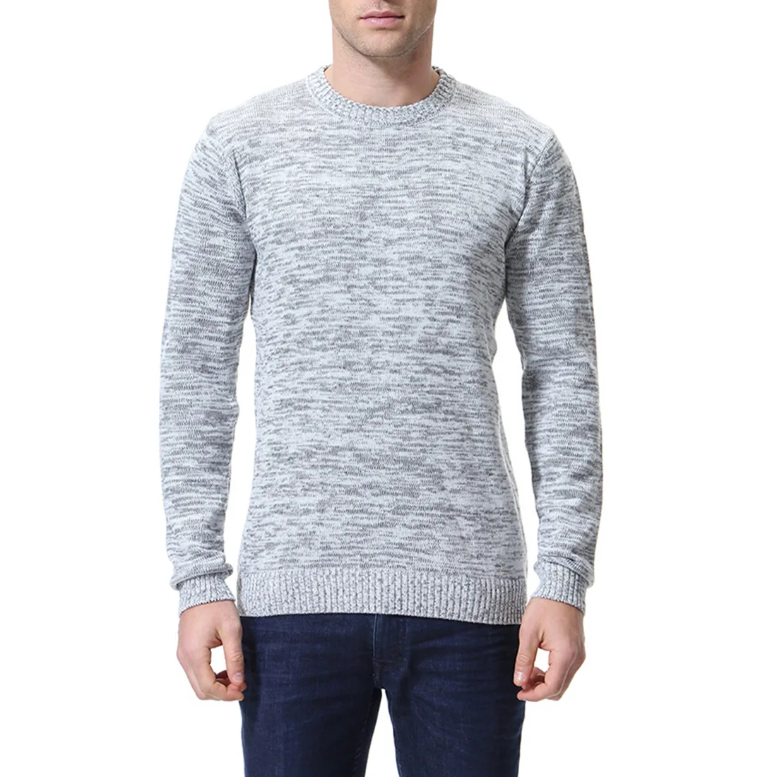 Свитер Для мужчин осень Для мужчин тонкий твердый Цвет свитер дна рубашки с круглым вырезом свитер Для мужчин свитер Y251