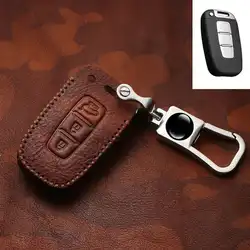 Чехол для ключей из натуральной кожи для hyundai ELANTRA IX35 SONATA 8 VELOSTER Key Cover Holder автомобильные брелоки