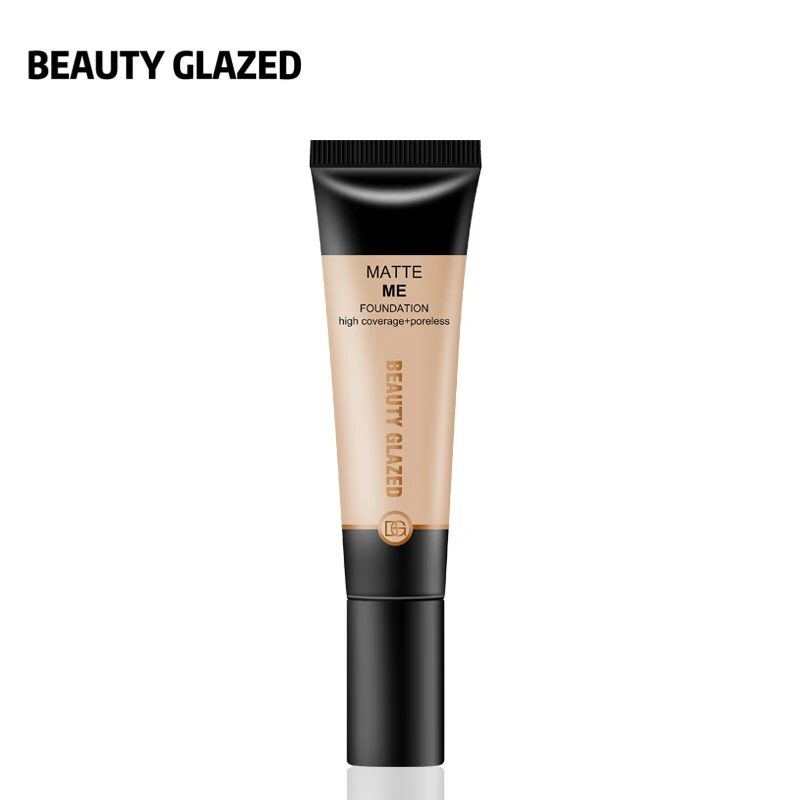 

BEAUTY GLAZED 2018 New Face Makeup Professional Base Matte Liquid Foundation Waterproof BB Cream Concealer Soft Carrying Hot
