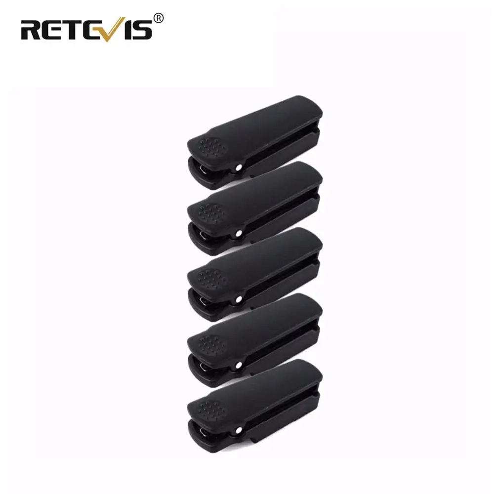 5pcs Walkie Talkie Radio Original Belt Clips for RETEVIS RT6 Ham Radio J9114T afbeelding