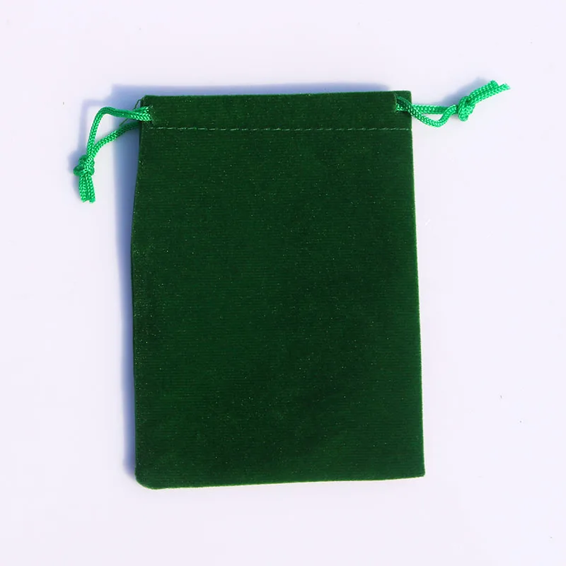 Perfect for jewellery wedding favours 10-40 GREEN VELVET GIFT BAGS 7x9cm 