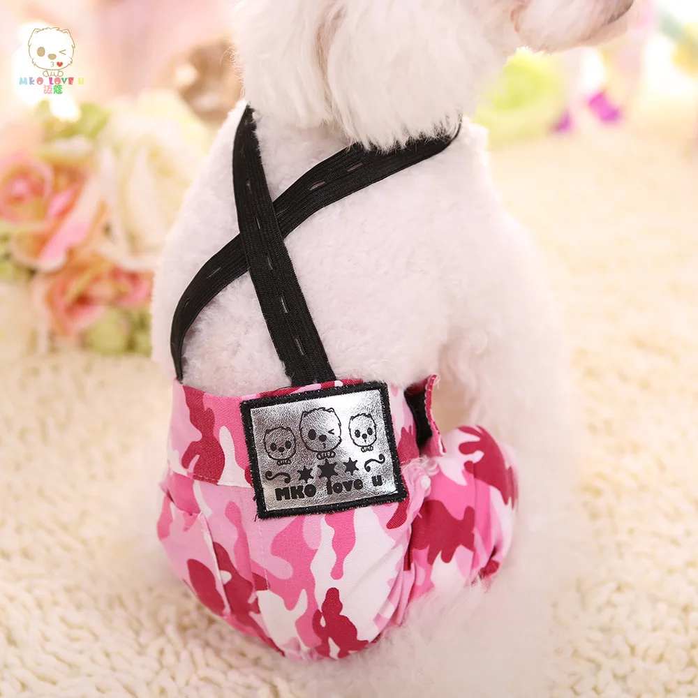 

New Dog Clothes Jeans Camouflage Overalls For Small Dogs Pet Clothing Spring And Autumn Pants Chihuahua Teddy Rompers