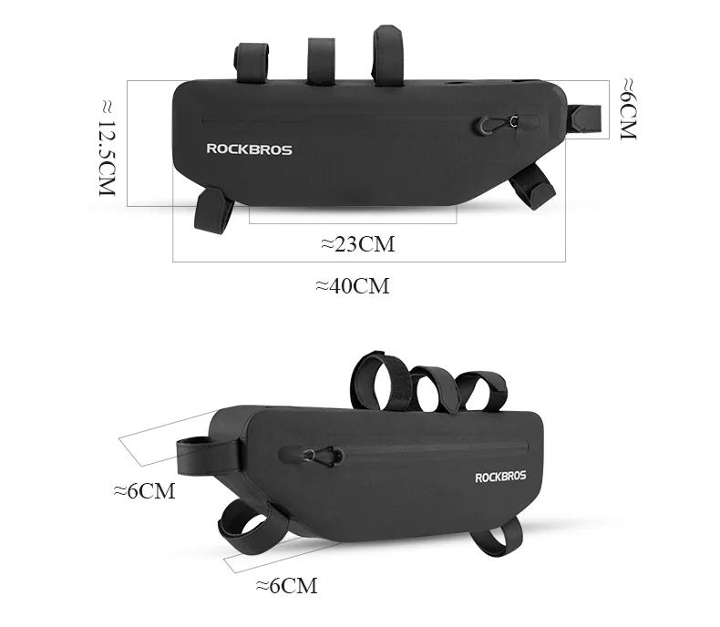 Excellent ROCKBROS 3L Bicycle Bags Triangle Top Tube Frame Bag Waterproof Reflective Compartment Pannier MTB Road Cycling Bike Accessories 11 Excellent ROCKBROS 3L Bicycle Bags Triangle Top Tube Frame Bag Waterproof Reflective Compartment Pannier MTB Road Cycling Bike Accessories 11