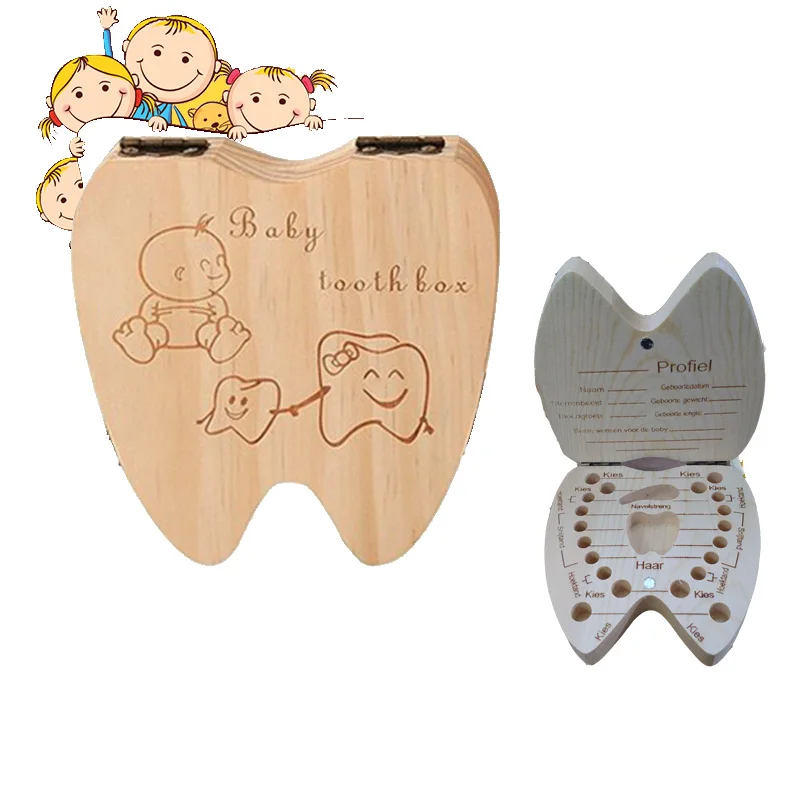 Baby Wooden Tooth Portuguese/English /Spanish/ French /Italian Tooth Box Wooden Milk Teeth Organizer Storage Souvenir Case Baby Wooden Tooth Portuguese/English /Spanish/ French /Italian Tooth Box Wooden Milk Teeth Organizer Storage Souvenir Case