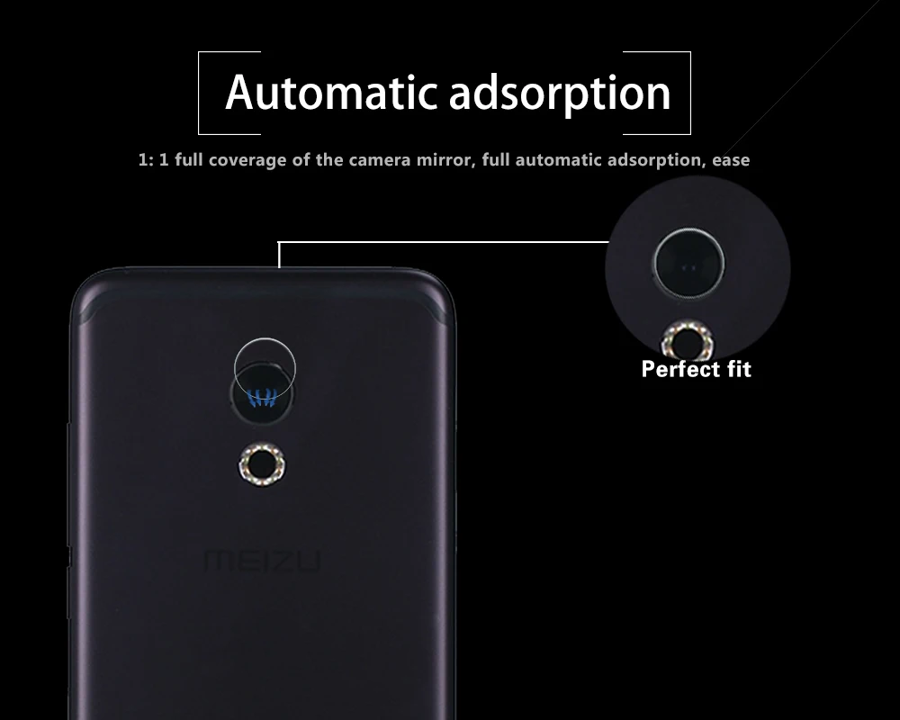 

HD Rear Camera Lens Tempered Glass Film For Meizu E Blue Charm E M3E A680Q Back Camera Lens Protector Film With Cleaning Tools
