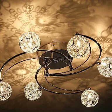 60W-Artistic-Modern-ceiling-light-with-6-Lights-and-6-Spring-Globe-Shades-in-Windmill-Feature (1)