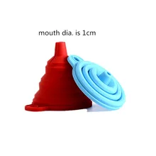 Мини складные силиконовые портативные подвесные бытовые жидкие дозирующие кухонные инструменты Складные воронки